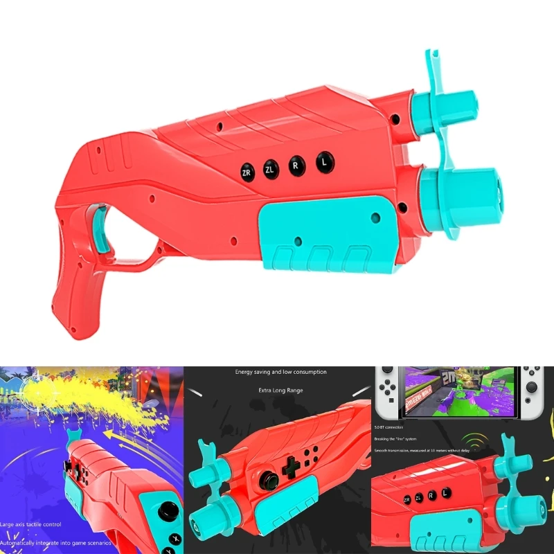 For Switch Shooting Games Joy Controller Induction Peripheral Shooting Gun Grip NS Game Console for Switch OLED