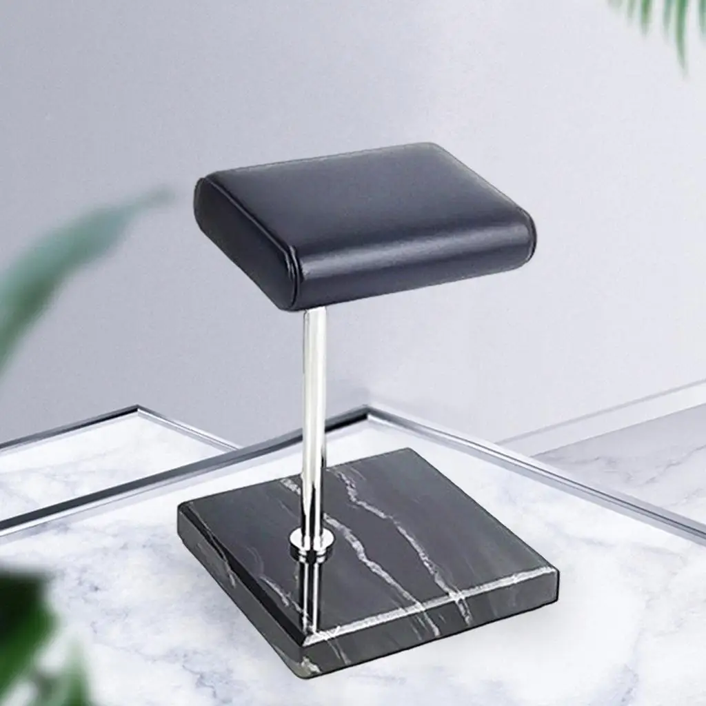 منظم مجوهرات جلدي ورخامي، عرض ساعات فاخر، علبة قائ...