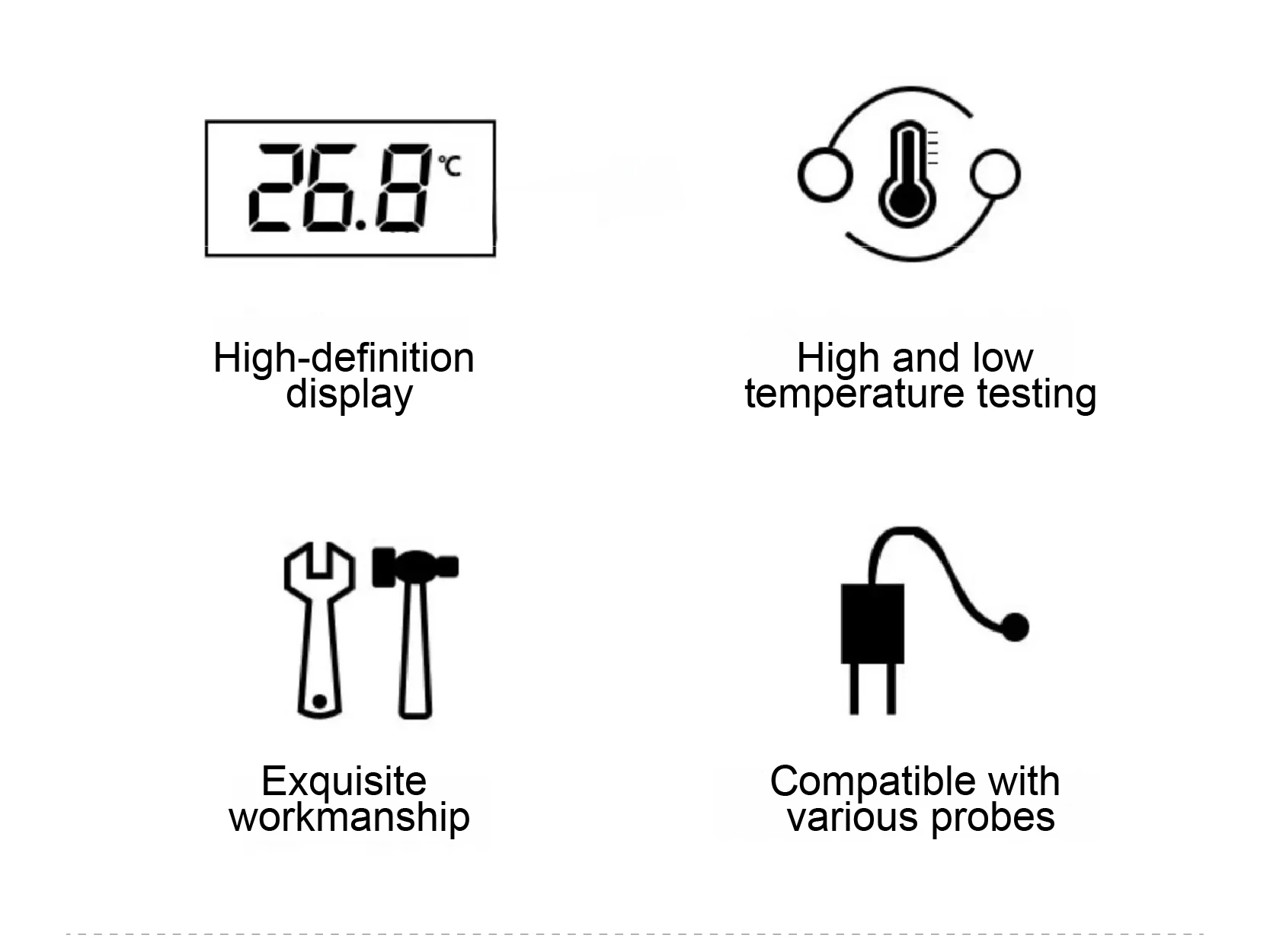TM902C K-type digital thermometer industrial handheld LCD meter compatible with