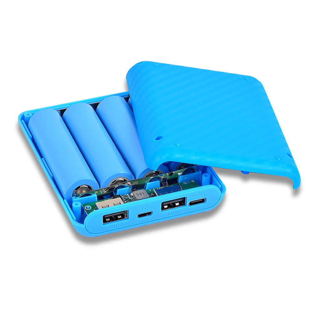 18650 Battery Box Case DIY Power Bank Charger Shell Charging Case Mini Solderless Power Supply 6