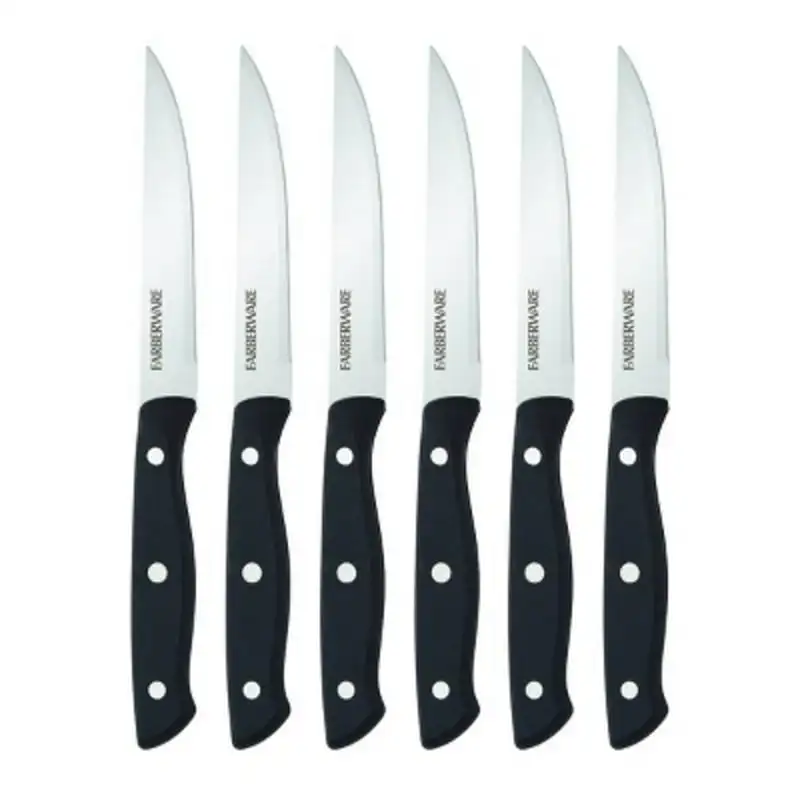 

Stamped Triple Steak Knives in Black Roccbox Nifes Pizza storage container Pizza tower Baking Cortador de pizza