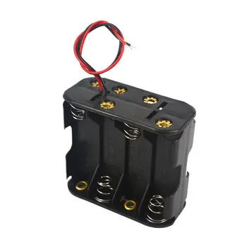 Scatola batteria 8 batterie AA con cavo 12 Volt 12V Custodia batteria Batterie Stack Batteria Slot per clip Scatola portabatteria