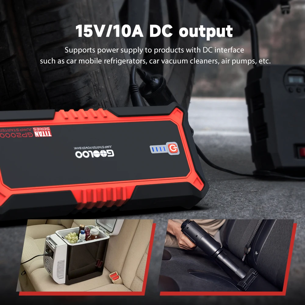 Gooloo 2000a Power Bank Car Jump 