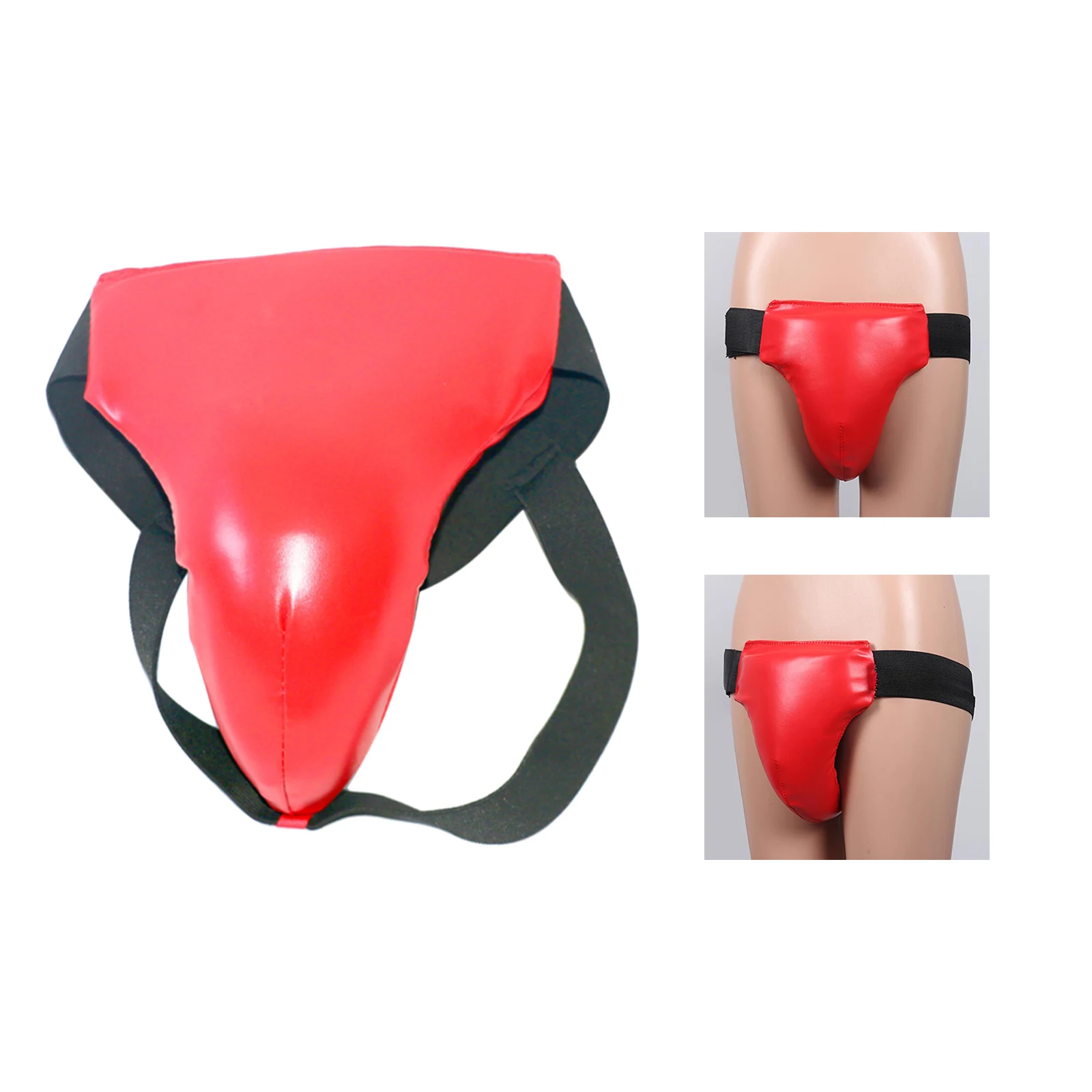 Groin Guard Jockstrap Crotch Protector Adjustable for Exercise Training Durable Taekwondo Groin Guard Abdominal