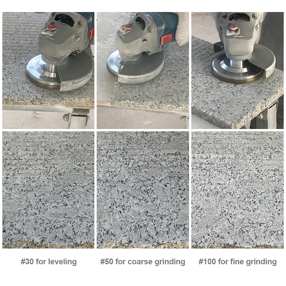 1pc M14 Dia 4"/100mm Diamond Grinding Cup Wheel Aluminum Based Grinding Disc Granite Marble cutting disc grinding disc abrasive wheel grinding wheel