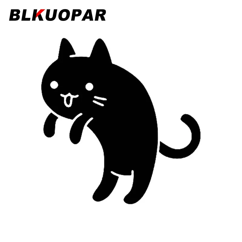

BLKUOPAR Meowers милый кот силуэт наклейки виниловый материал для автомобиля наклейки для сноуборда водонепроницаемый лобовое стекло Солнцезащитный телефон