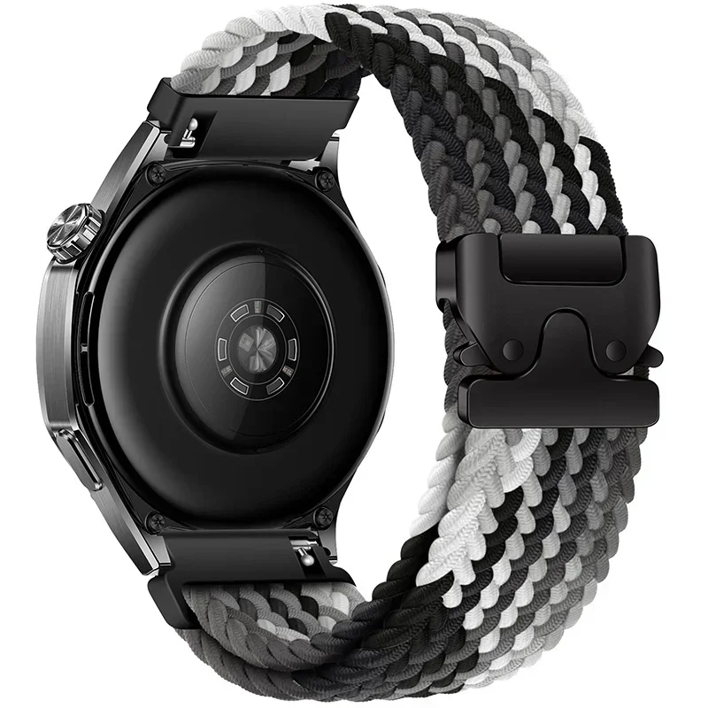 Braided Nylon Loop Strap with Parachute Buckle Bracelet - Universal Watch Accessory