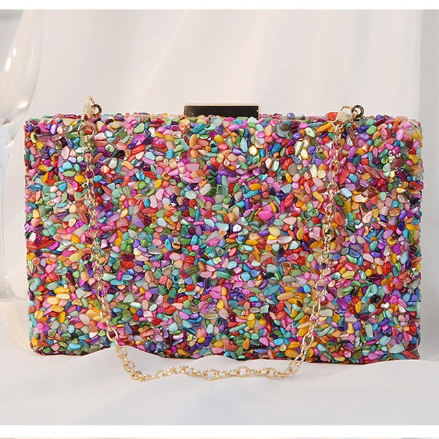 Fashion-forward Women Fashion Clutch Candy Color Flap Handbags