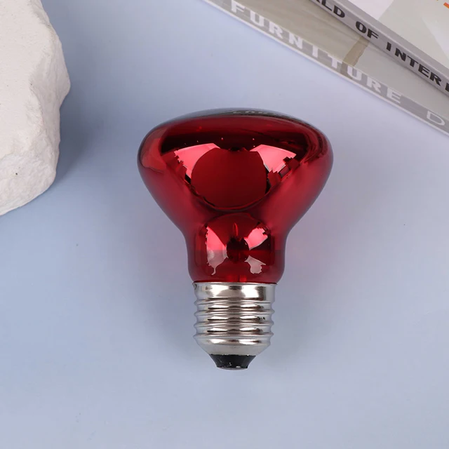25W 40W 50W 60W 75W 100W E27 Poultry Heating Bulb Infrared Insulation Heating For Reptiles Plants Amphibians Pets Livestock Lamp 4