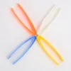 Straight-Head Plastic Tweezers Cosmetic Tweezers First-Aid Kit Tweezers Medical Tools Tweezers Wholesale Large White Clip 4