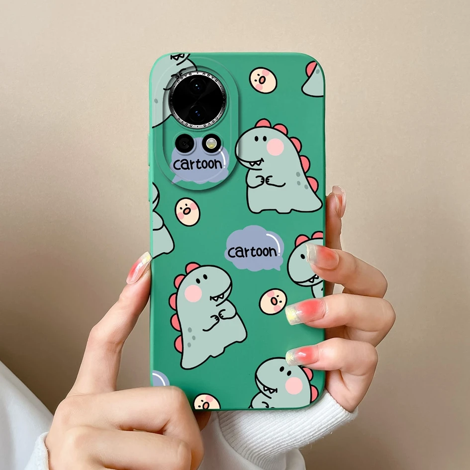Bear Dinosaur Silicone Soft Shockproof Bumper Phone Case Cover