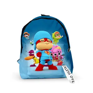 Figuras de acción Kawaii de Pocoyo, juguetes de animales, pájaro, pato,  elefante, modelo de juguete, adornos de escena, Anime, Pvc, 7 unidades por  juego - AliExpress