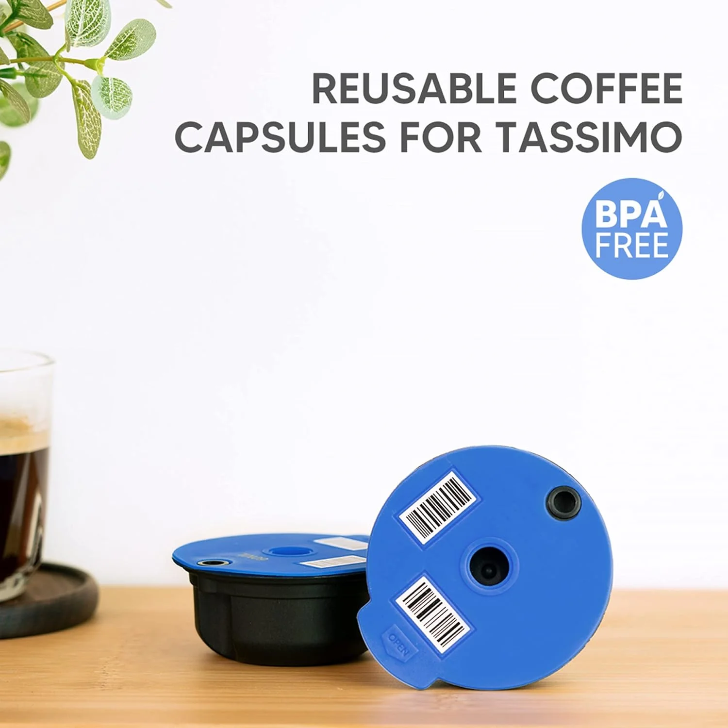 Capsula Riutilizzabile Acciaio Inox Per-Bosch Tassimo Capsule Di Caffè Reusing Pod Capsule Caffè Decafinato Compatibile Per La Macchina Da Caffè Bos Ch Tassimo 15 Cialda Riutilizzabile Tassimo