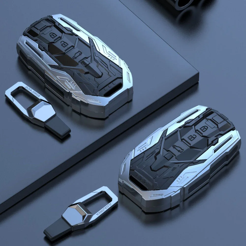 

Чехол для автомобильного ключа из сплава и ТПУ для Toyota Prius, Camry, Corolla, CHR, чехол RAV4, Land Cruiser, Prado, Crown, автомобильные аксессуары
