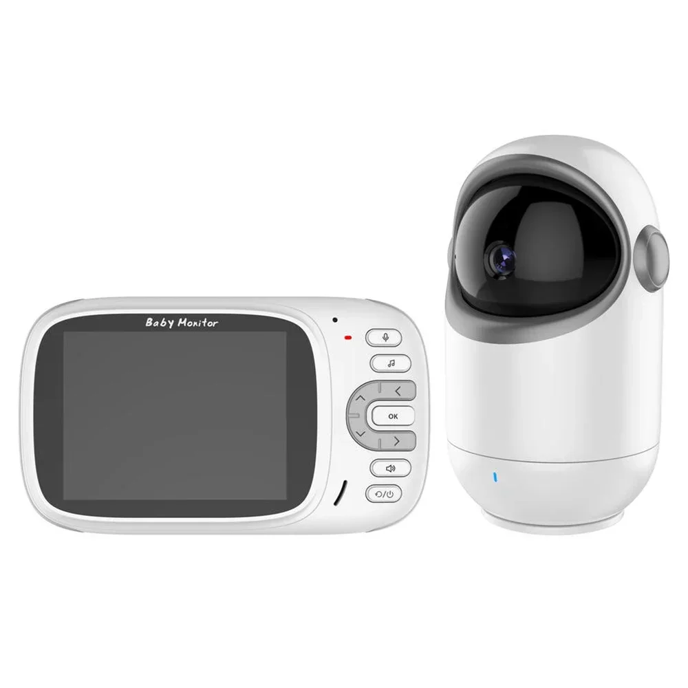 Electronic Baby Monitor 3.2 Inch LCD PTZ Video Surveillance Camera with Temperature IR Night Vision Mother Kids Babyphone VB802