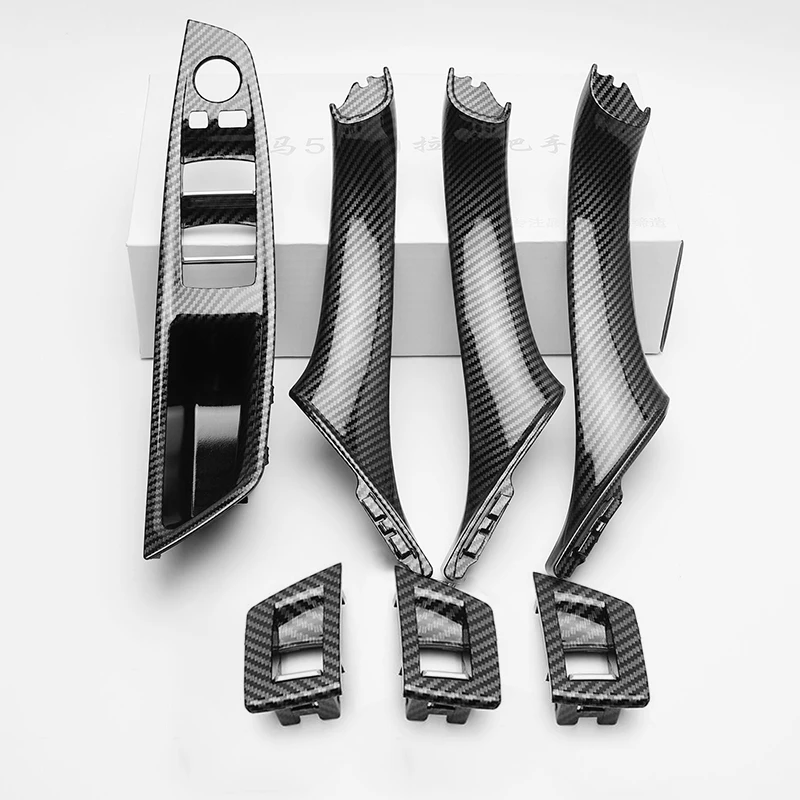 RHD LHD Car Interior Door Handle Inner Door Panel Trim Interior Pull Cover for BMW 5 Series F10 F11 520i 523i 525i 528i 535i