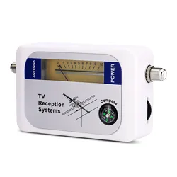 Digital TV Antenna Signal Strength Meter and Detector (WHITE)