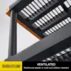 Black & Yellow, Shelving Unit and Heavy Duty Storage Containers, Extremely Durable (Shelf + 27 Gallon Container (8-Pack)) 6