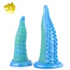 YOCY Large Tentacle Dildo Liquid Silicone Anal Plug Deep Sea Color Octopus Animal Dildo With Suction Cup For Vaginal G-Spot 1