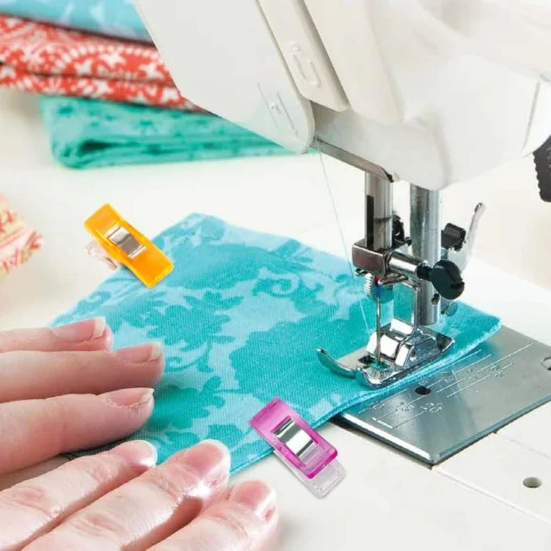 Sewing Clips 10/20/50 PCS Garment Multipurpose Colorful Clothing Pin Positioning Patchwork Knitting Clamps