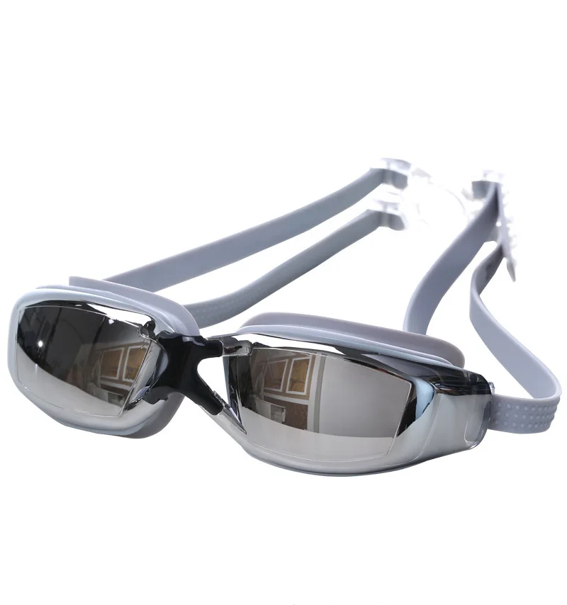 Swimming Glasses Goggles Waterproof Plating Adults Goggles Adjustable