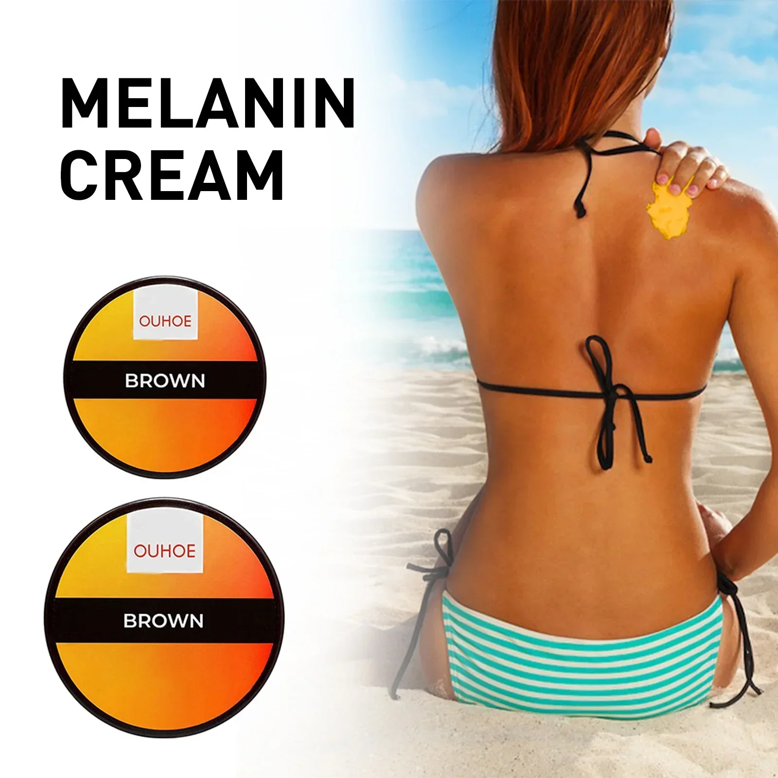 New Natural Tan Premium Shiny Brown Sunbeds Aloe Lotion Gel Brown Tanning Cream Accelerator Cream 2