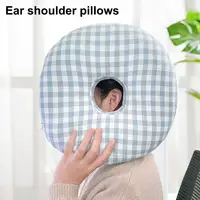 Friction Reducing Ear Pillow Adjustable Donut Pillow for Side Sleepers with Ear Piercings Pain Relief Pressure for Earring 1