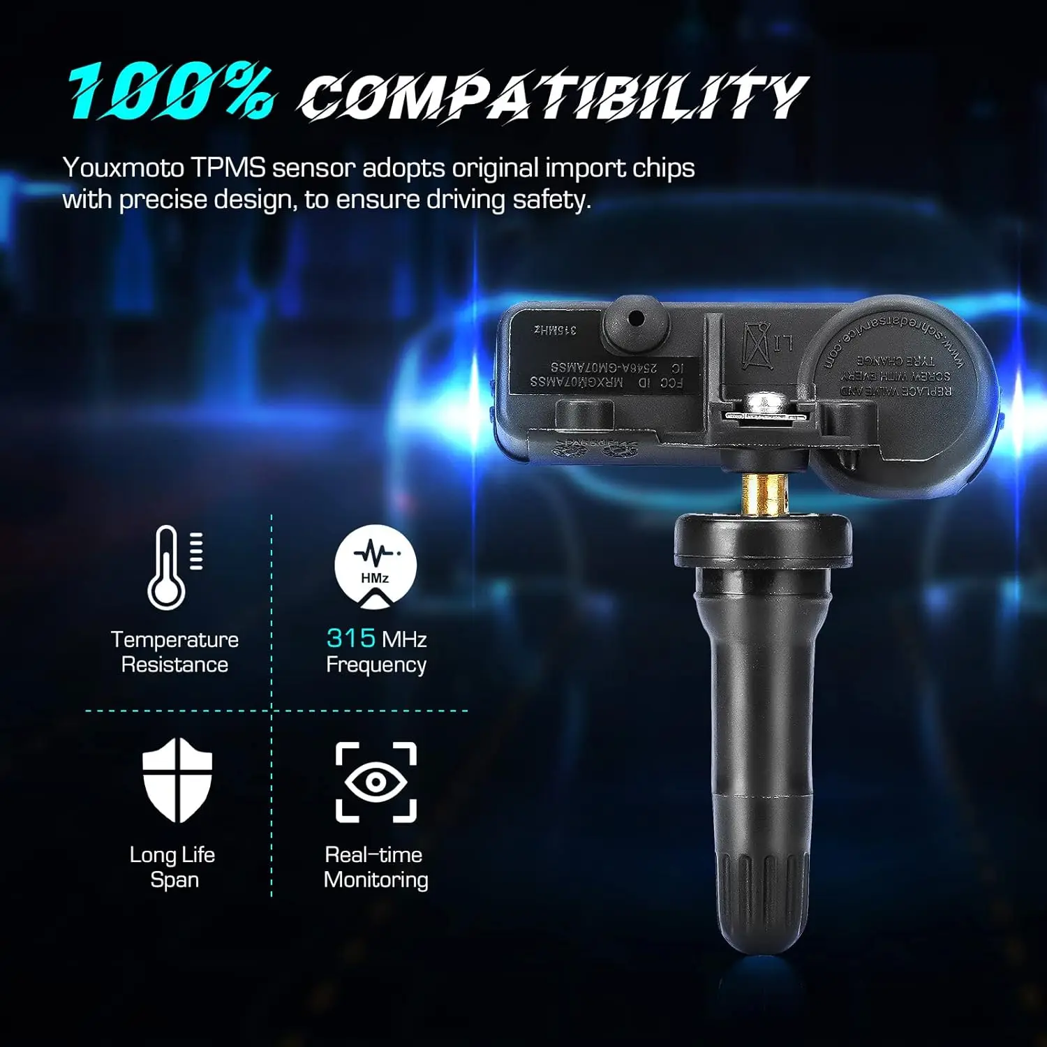 Ÿ̾ з  ͸ ý, TPMS,  , 9L3Z1A189A, 315MHZ, 9L3T-1A180-CA, 9L3T-1A180-AF, MRXFE3MAF4, 4 