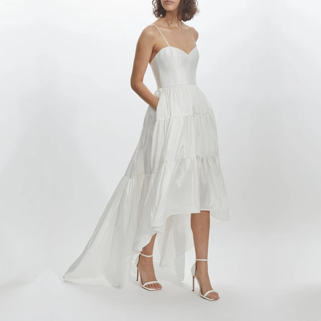 white bachelorette party dress