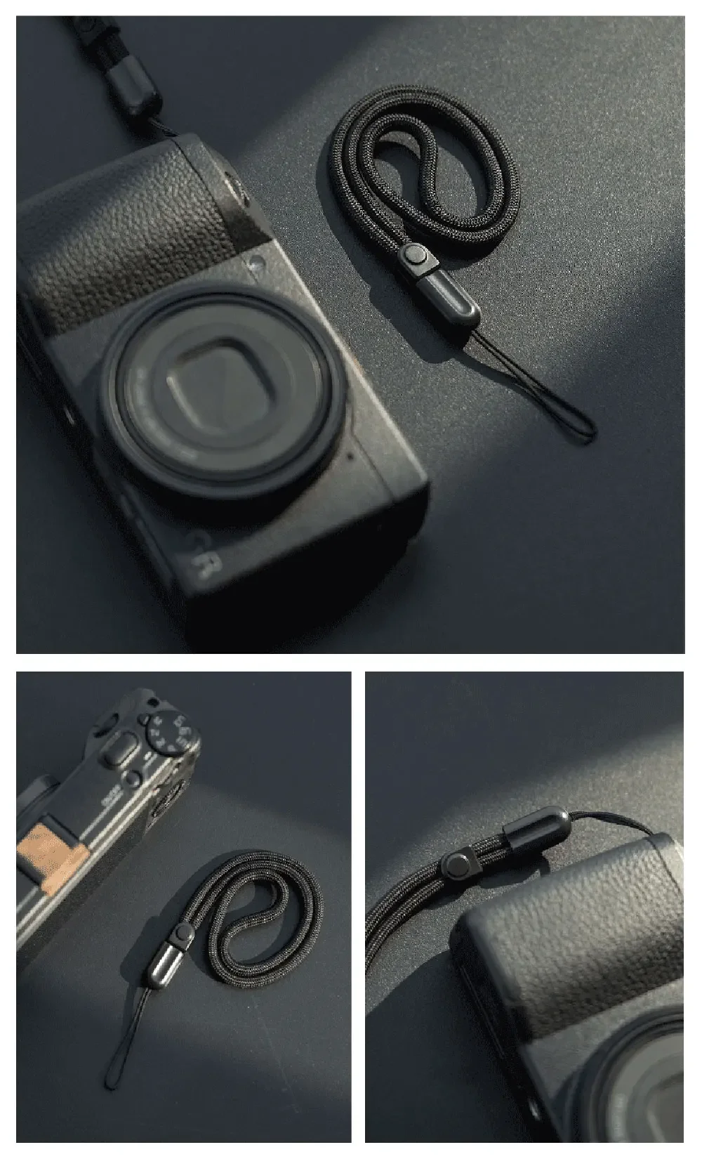 10 kg Kamera-Handgelenkschlaufe zum Aufhängen, Anti-Fall-Seil für Ricoh GR2 GR3 GR3x Sony ZV1 Canon G7X DJI Fuji SLR Micro Single Zubehör – Detail 6
