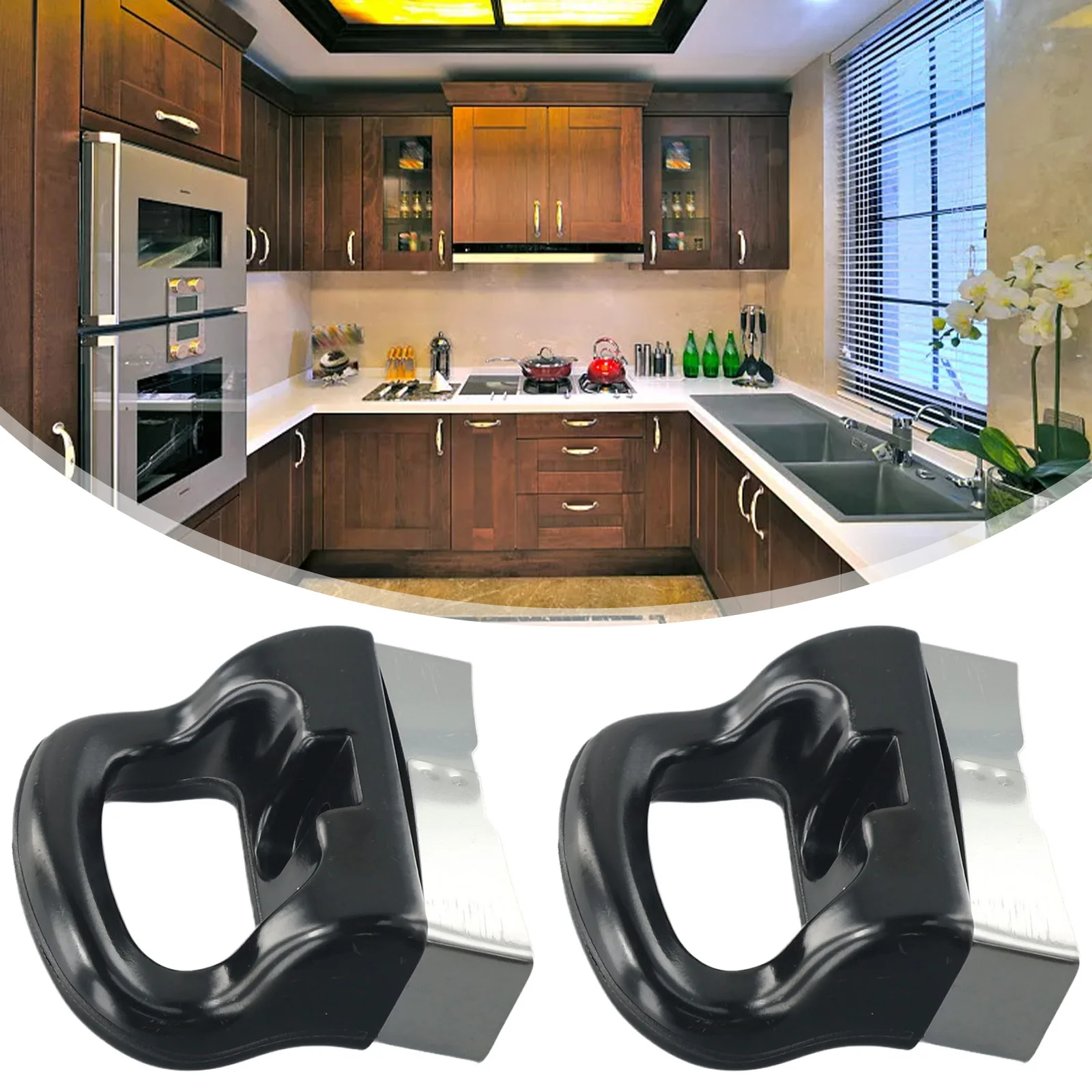 2Pcs Pot Side Handles Pressure Pan Cooker Steamer Sauce Pot Replacement Side Handle High Temperature Resistance Cookware Parts