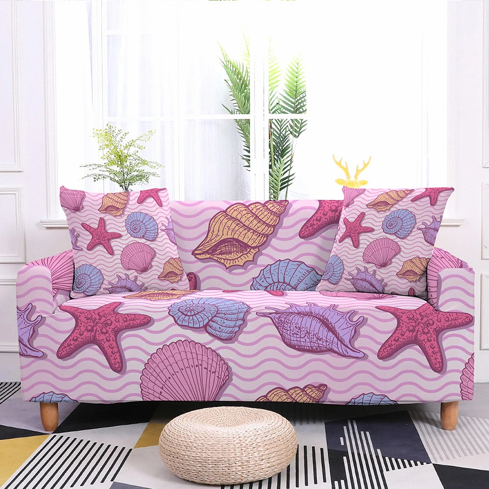 Copridivano elasticizzato Starfish Shell per soggiorno copridivano  componibile copridivano elastico copridivano LoveSeat 2/3 posti - AliExpress