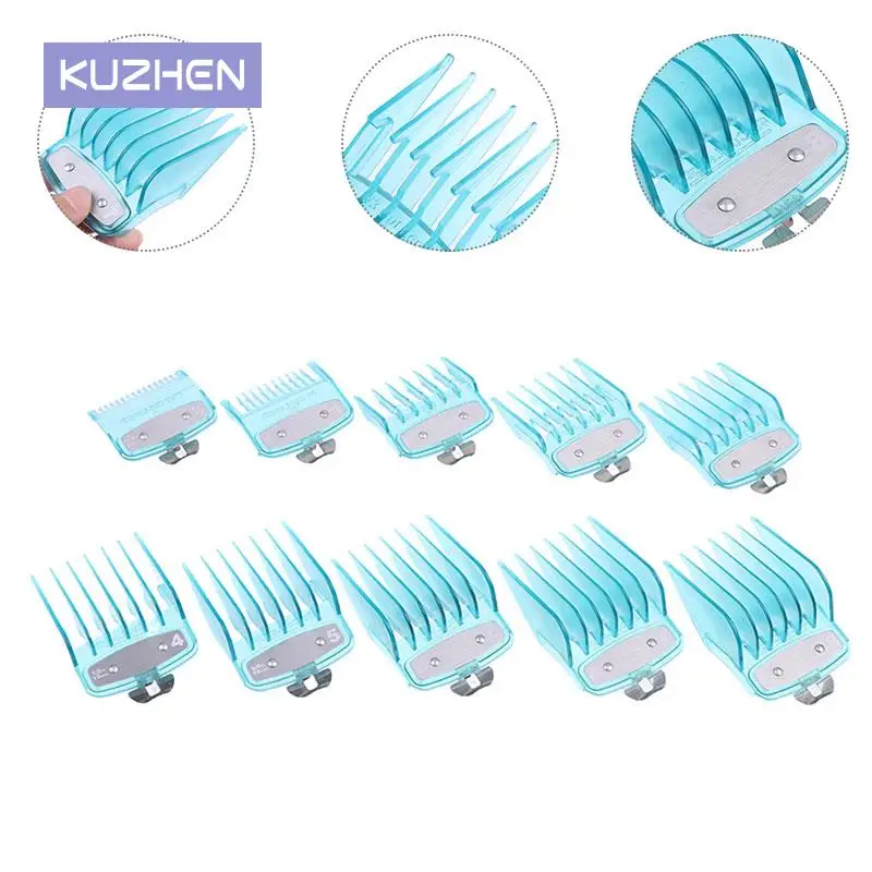 8/10Pcs Hair Clipper Limit Comb Guide Limit Comb Trimmer Guards ...