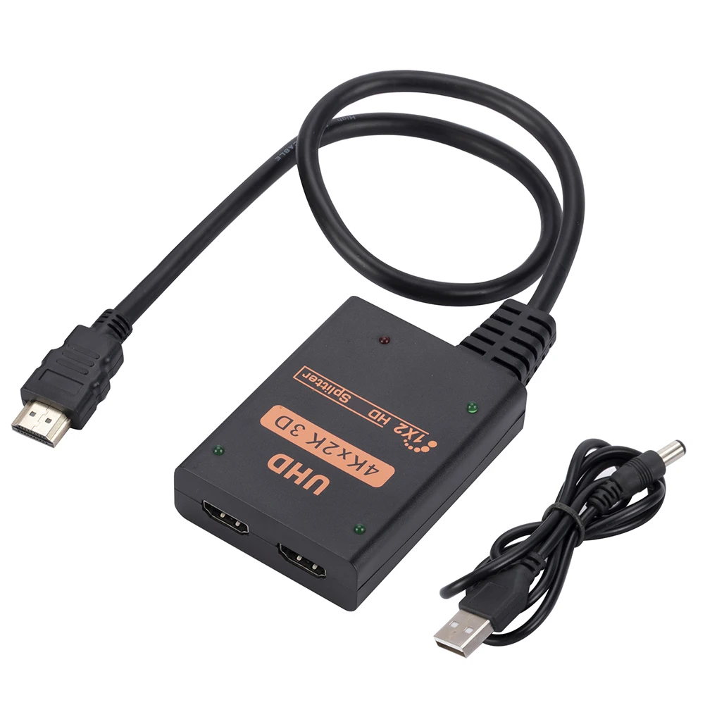 Xbox DVD ÷̾ PS3   ̺  HDMI ȣȯ ̺, 1 in 2 Out 1x2 HDMI ø, 4K 2  Ʈ - 