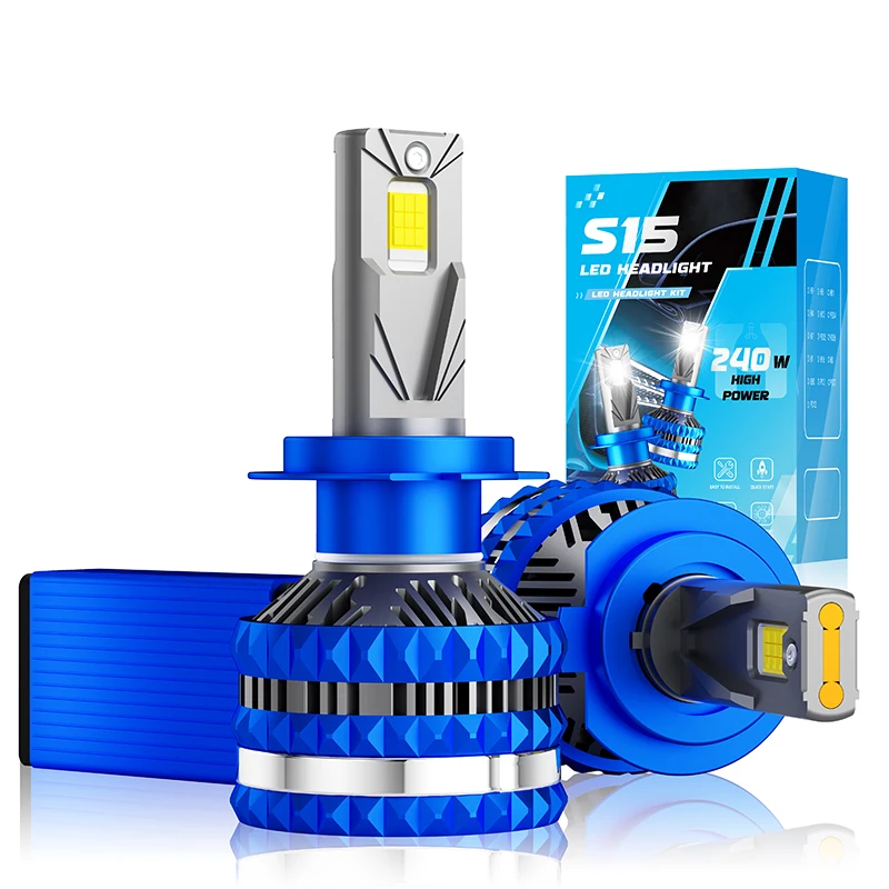 9005 LED Headlight Bulb H1 H3 H7 H11 H9 H8 9004 H10 9006 9012 881 880 9004 9007 H13/9008 Super Bright Automotive Lamp 240W 12V