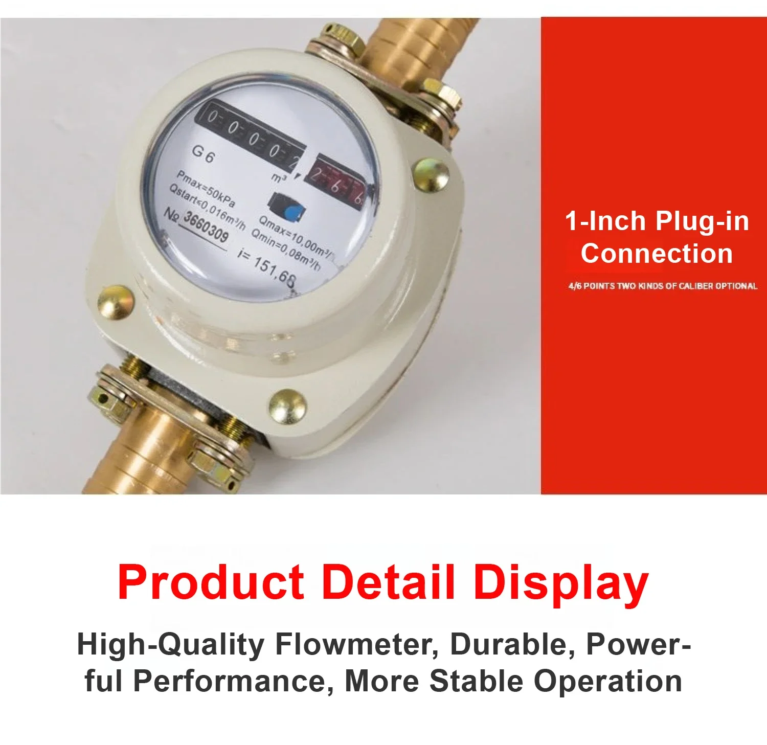 High Precision Roots Gas Flow Meter Mechanical Natural Gas Oxygen Biogas LPG Flo
