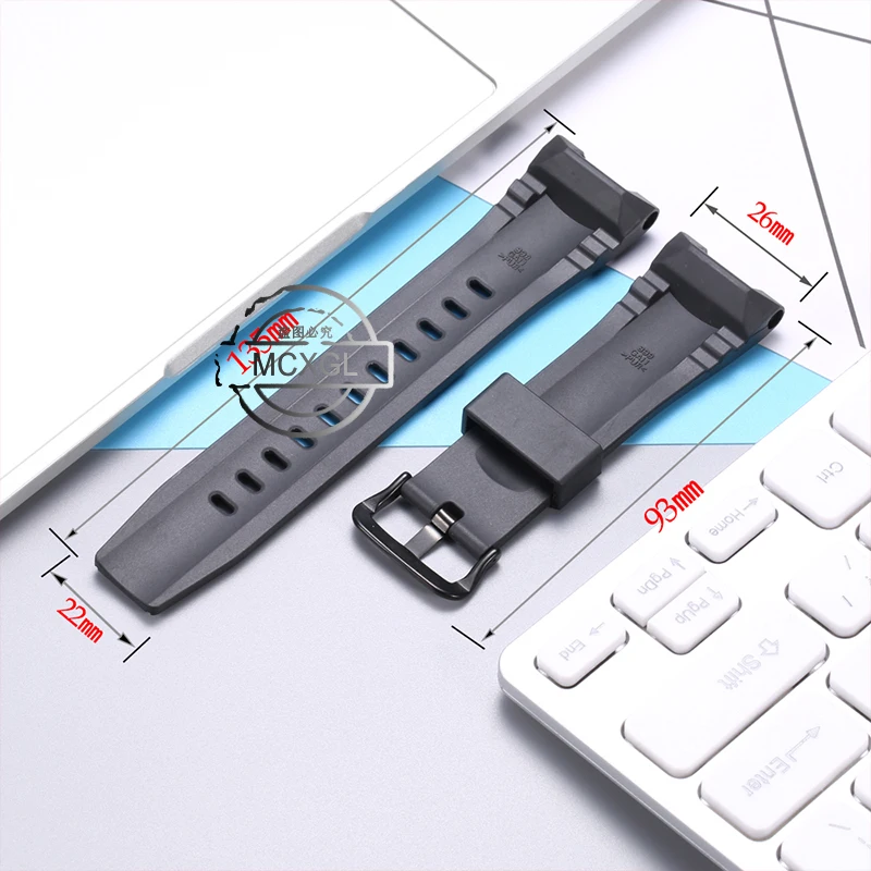 Resin Strap Suitable for Casio G-shock GST-B100 GST-210 GST-W300 Men\'s Sports Waterproof Silicone Watch Band Bracelet