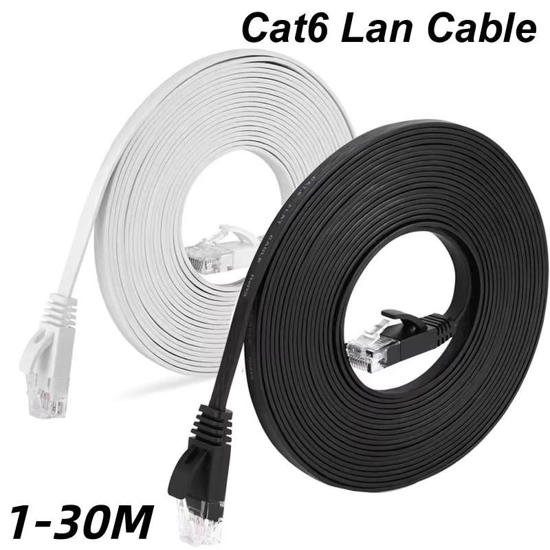 High-Speed Cat 6 Ethernet Network Cable for Gigabit Internet Connection