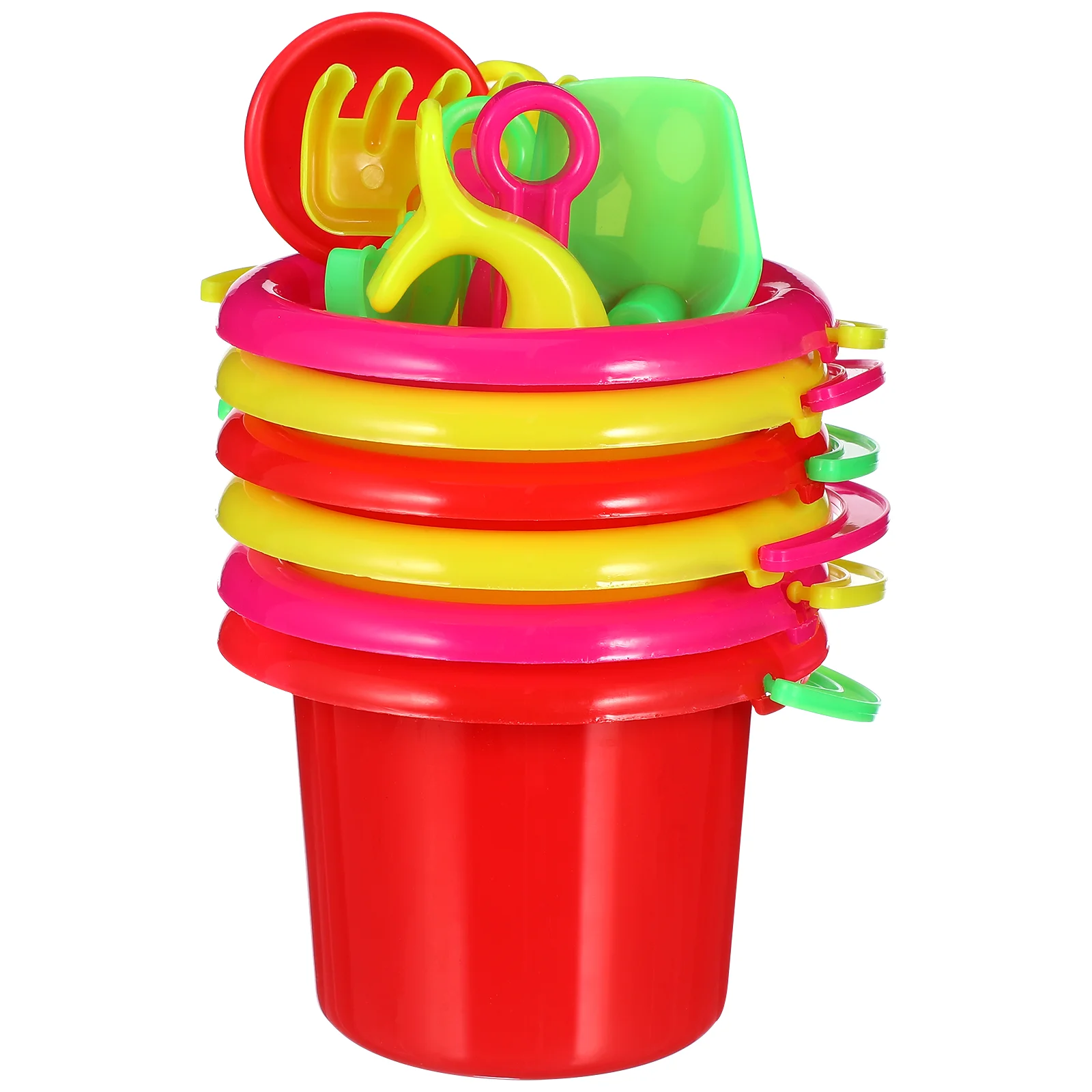 24 Pcs Sandbox Sand Sand Shovels for Watering Buckets Pails Kids Bath Toys Suits Plastic Child 4