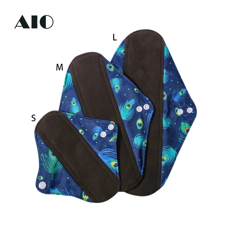 Cloth Menstrual Gaskets Reusable Hygiene Pads for Women Washable Sanitary Napkin S/M/L