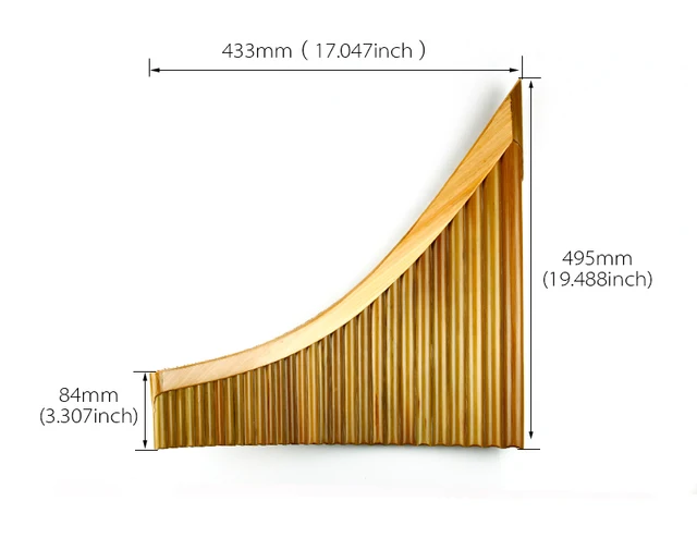 Flauto Di Pan In Bamb&ugrave; Naturale, 22 Canne, Chiave Di G - Con Borsa In Pelle Per Conservazione E Trasporto
