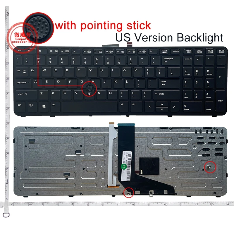 

Клавиатура для ноутбука HP ZBOOK 15 G1 G2 ZBOOK 17 G1 G2 130TK1A00 SK7123BL