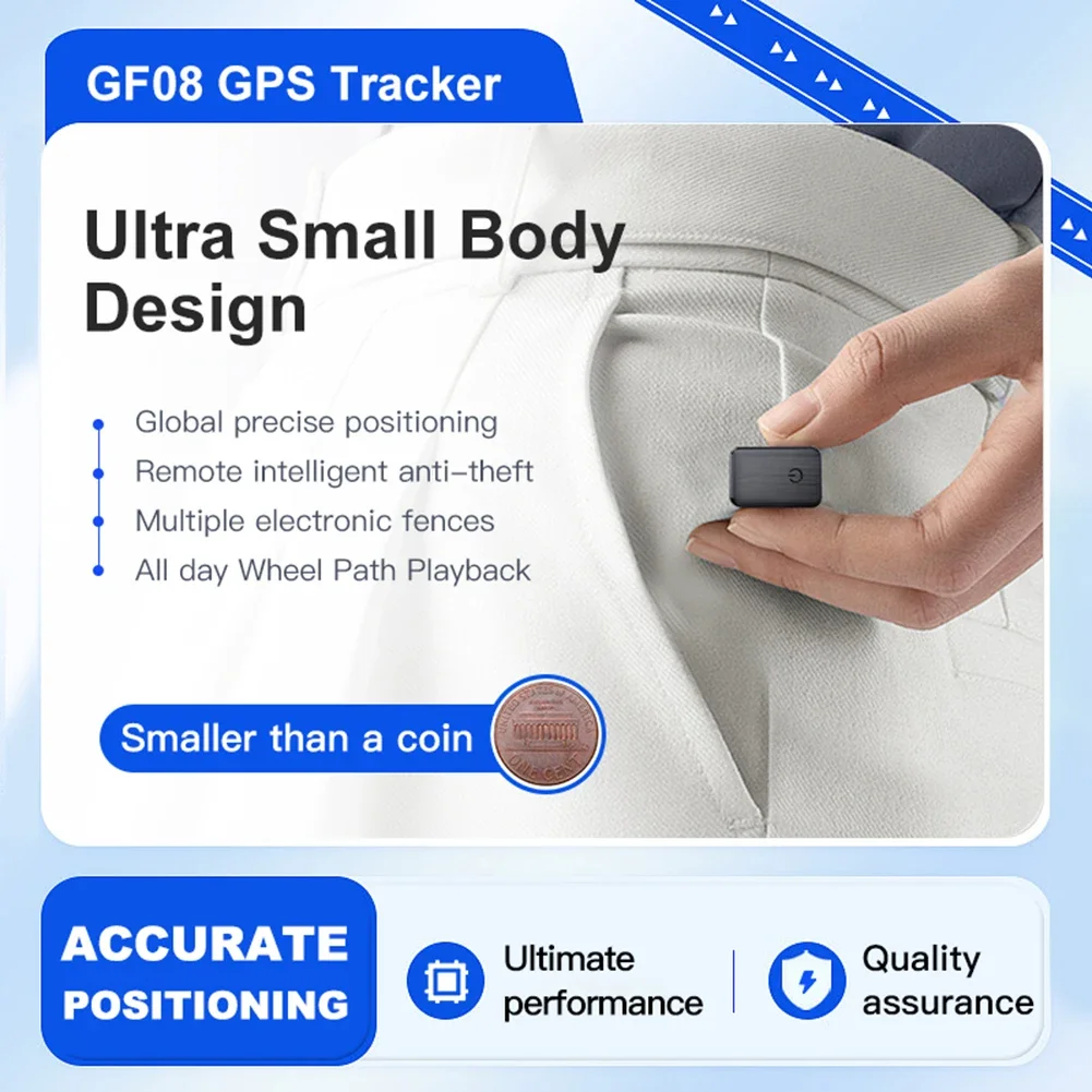 Mini Magnetic GPS Trackers Real-time Locator Anti-theft Vehicle GSM GPRS Tracker Locator 2G Networks GPS