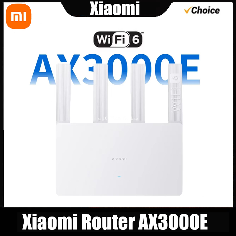 New Xiaomi Router AX3000E WiFi6 Dual Band 3000Mbps 160MHz 4 Signal Amplifier Mesh WiFi Extender Repeater CPU Dual-core