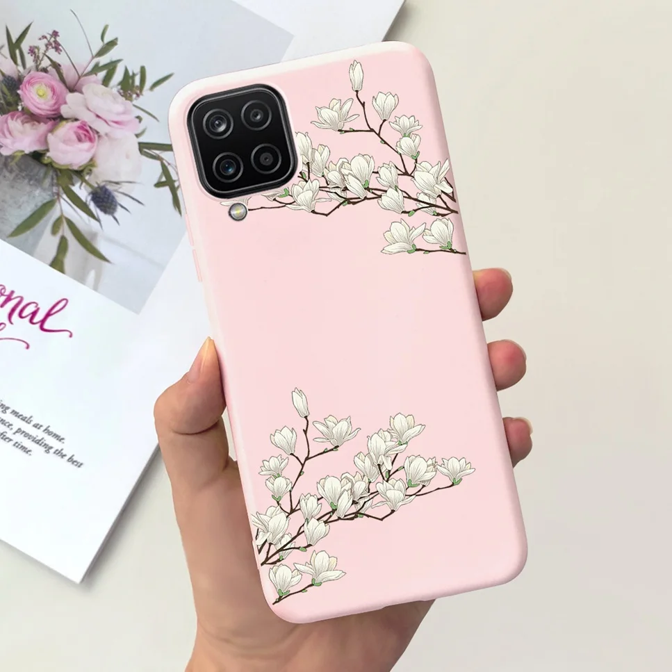 NEW Design For Samsung Galaxy A12 Case Silicone TPU Back Cover For Samsung A12 M12 F12 Galaxy M12 India  Funda Couqe Bumper