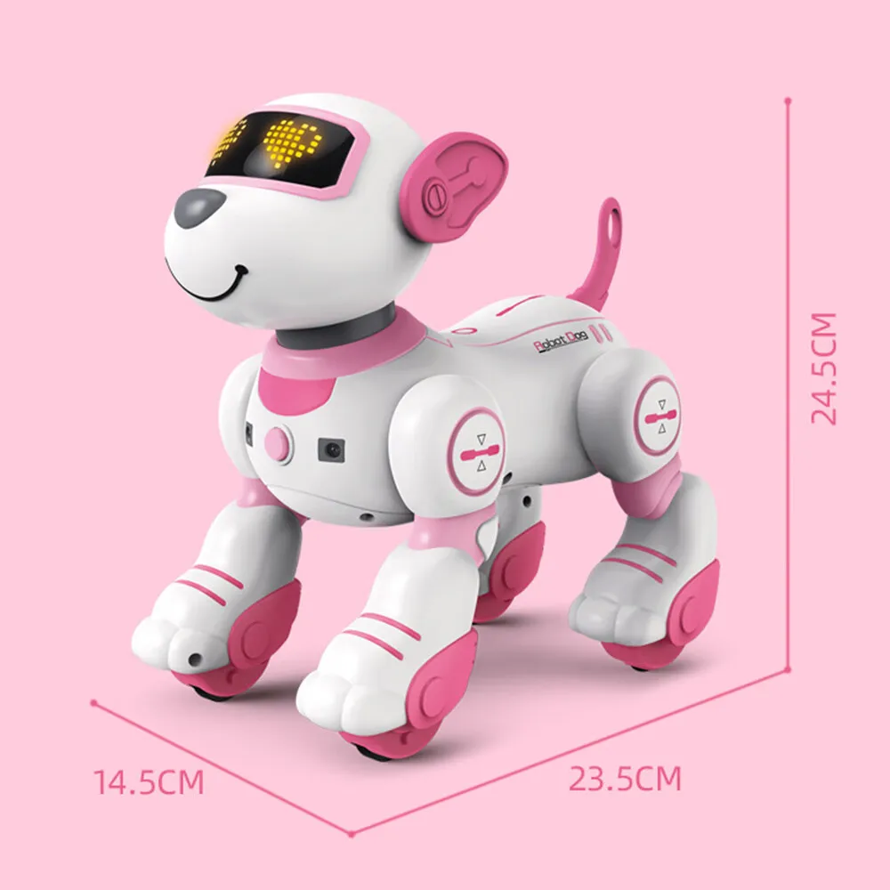 Remote Control Robot Dog Toy for Kid, Programmable Robotic Puppy, Interactive Robotic Dog Gift, Follow & Touch Function Robo Dog 5