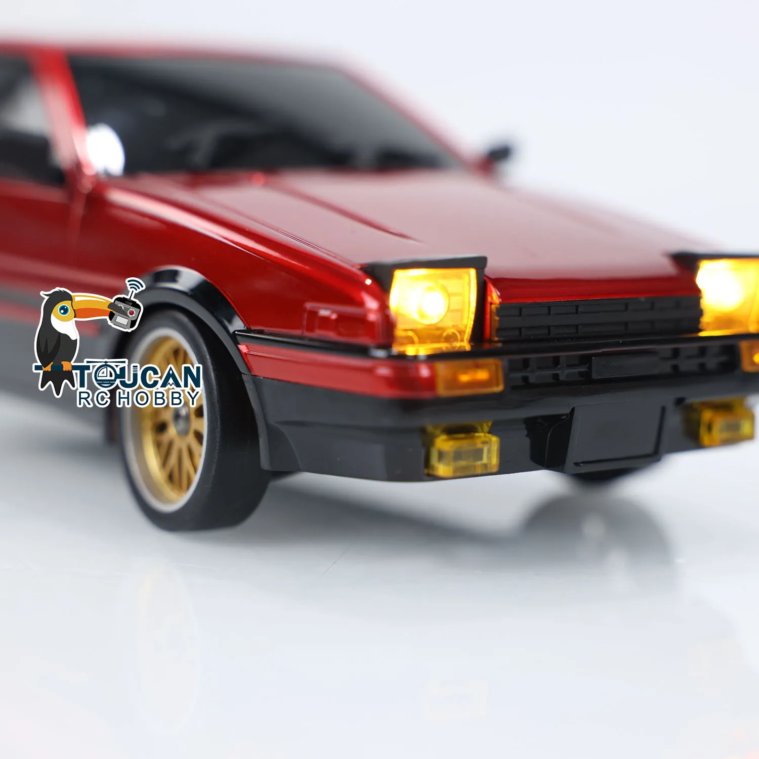 RTR 1/18 LDRC RC Drift Car LD1801 RWD AE86 Racing Vehicles Flip Light Gyroscope Ready to go Toy Gifts for Boys 3