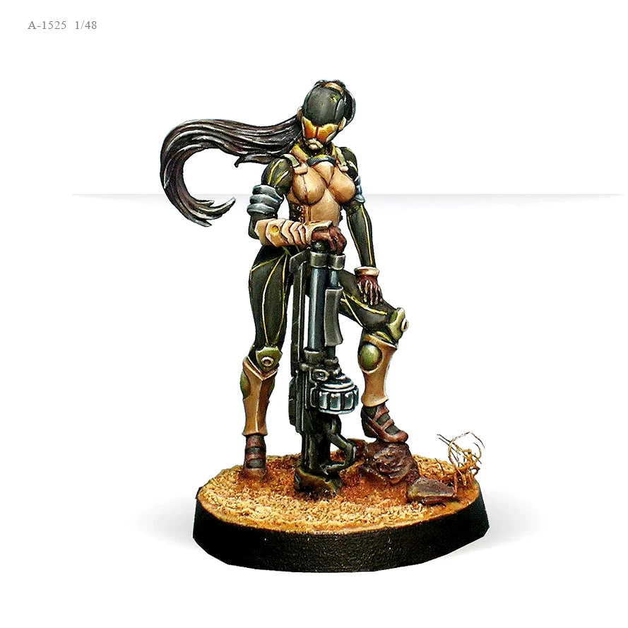 

1/48 Resin model kits figure beauty colorless and self-assemble A-1525