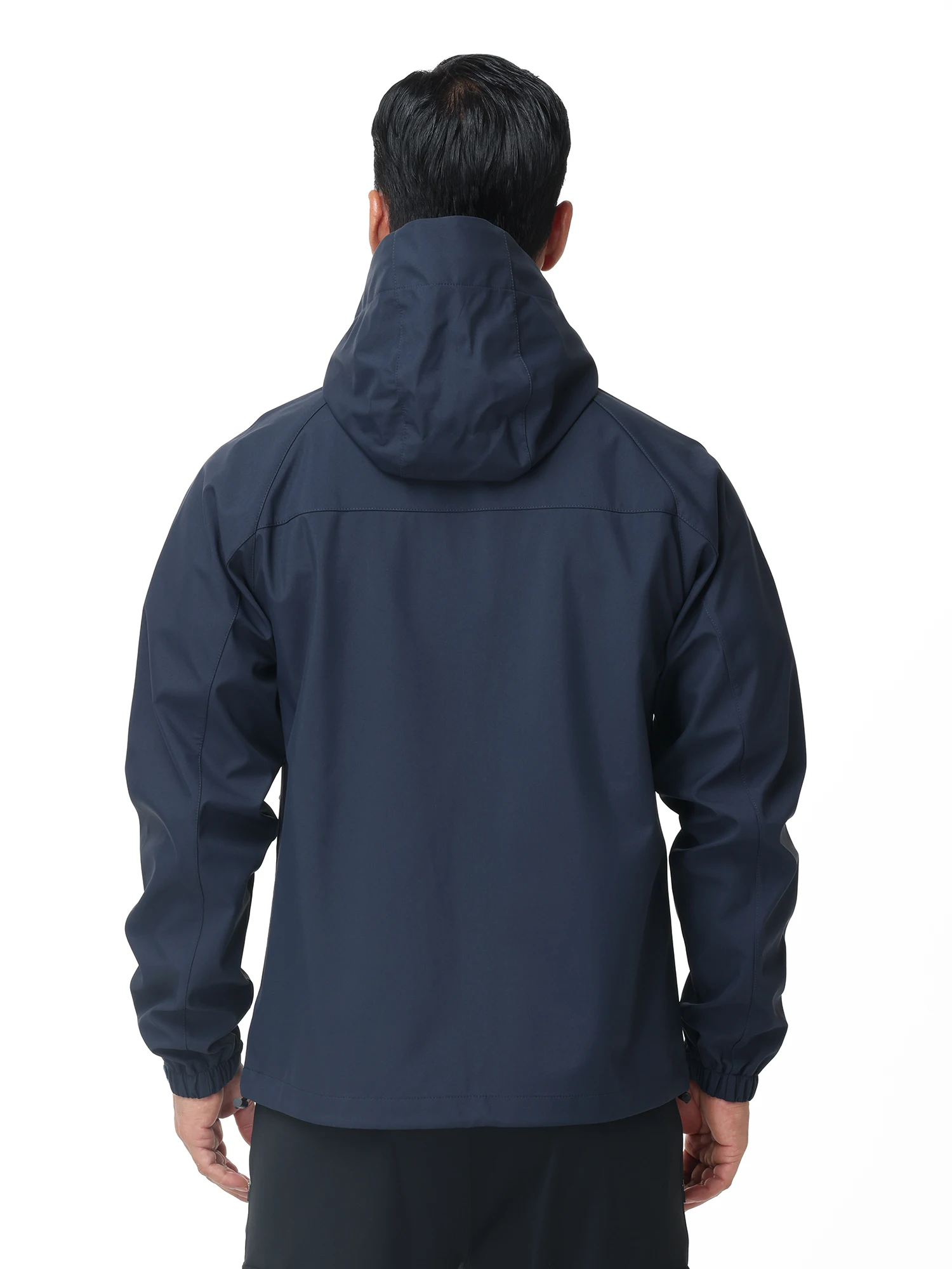 Men's Outdoor Waterproof Windbreak Jacket Lightweight Coat for Camping Hiking Cycling Fishing with Inner Pocket