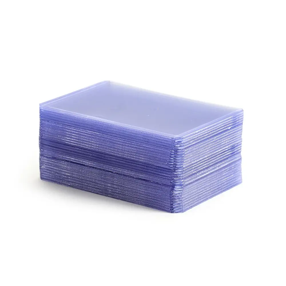 Rigid collectible plastic basketball sports cards trading card transparent card holder sleeves 10 pcs